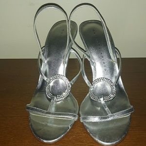 Martinez Valero Silver Heels